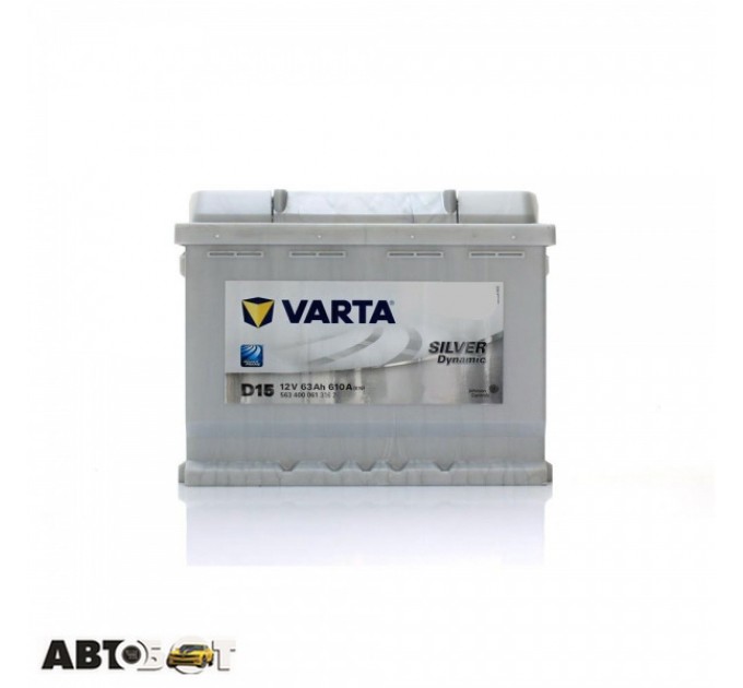 Автомобильный аккумулятор VARTA 6СТ-63 SILVER dynamic (D15), цена: 4 931 грн.