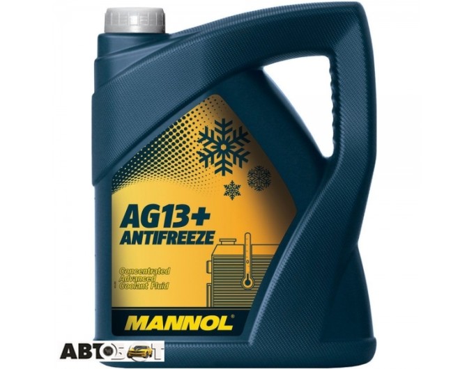 Антифриз MANNOL Antifreeze AG13+ Advanced жовтий концентрат 5л, ціна: 798 грн.