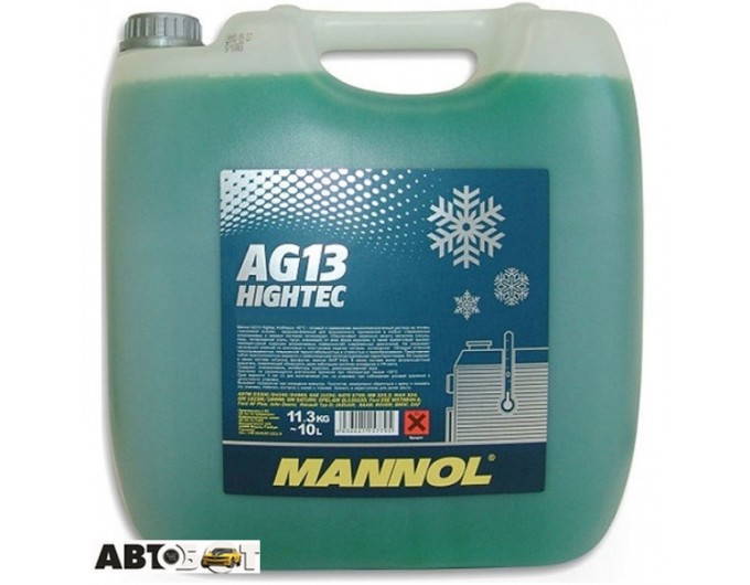 Антифриз MANNOL Hightec Antifreeze AG13 зелений концентрат 10л, ціна: 1 493 грн.