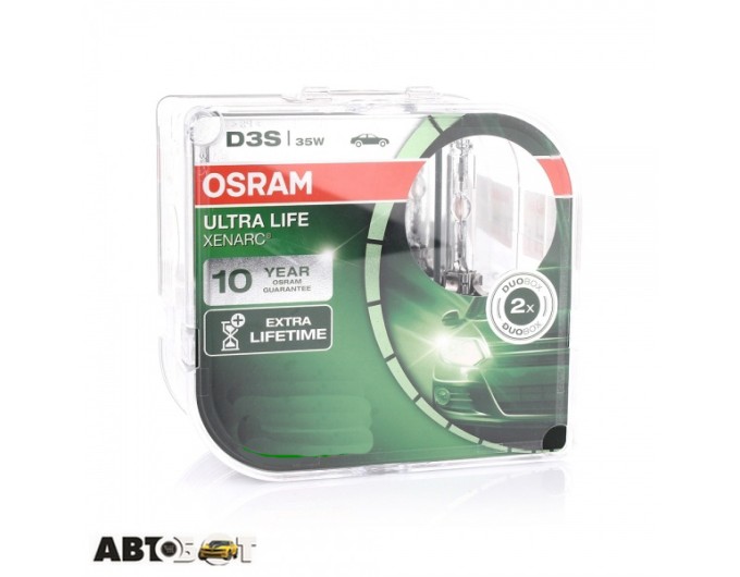 Ксенонова лампа Osram Xenarc Ultra Life D3S 42V 66340ULT-HCB DUO (2 шт.), ціна: 10 073 грн.
