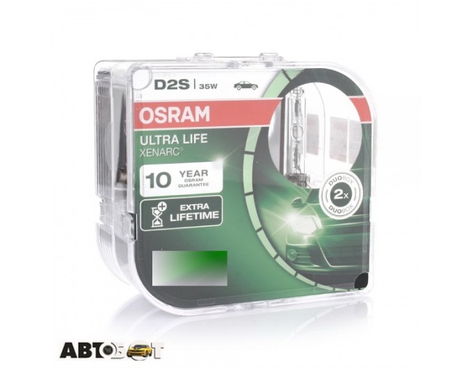 Ксенонова лампа Osram Xenarc Ultra Life D2S 85V 66240ULT-HCB DUO (2 шт.), ціна: 4 482 грн.