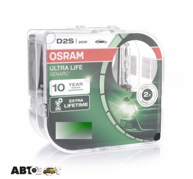 Ксеноновая лампа Osram Xenarc Ultra Life D2S 85V 66240ULT-HCB DUO (2 шт.), цена: 3 553 грн.