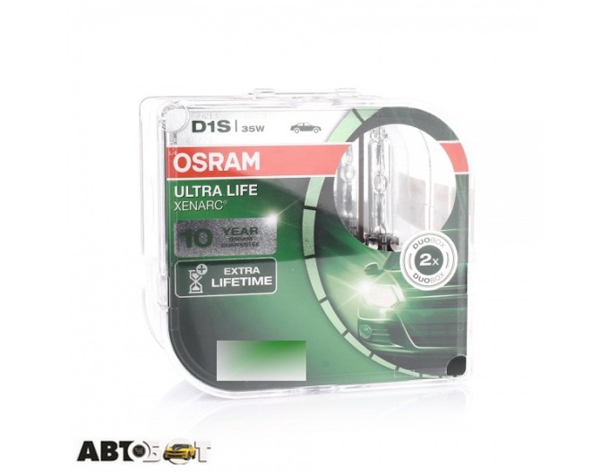 Ксенонова лампа Osram Xenarc Ultra Life D1S 85V 66140ULT-HCB DUO (2 шт.), ціна: 6 390 грн.