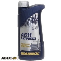 Антифриз MANNOL Longterm Antifreeze AG11 синий концентрат 1л