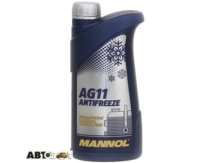 Антифриз MANNOL Longterm Antifreeze AG11 синій концентрат 4111 1л, ціна: 172 грн.
