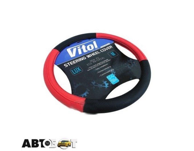 Чехол на руль Vitol VLOD-3309 BK/RD L (25), цена: 319 грн.