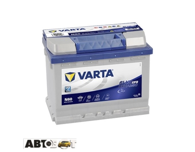 Автомобильный аккумулятор VARTA 6СТ-60 АзЕ Blue Dynamic EFB 560 500 064, цена: 11 059 грн.