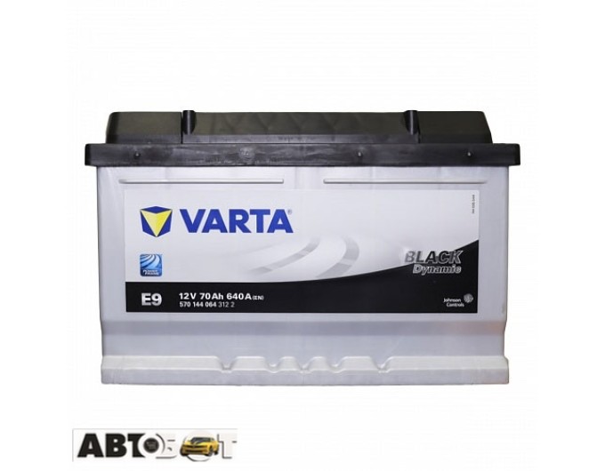Автомобильный аккумулятор VARTA 6СТ-70 Black Dynamic 570 144 064 (E9), цена: 8 646 грн.