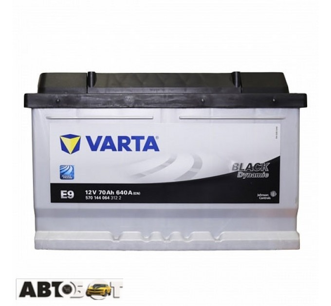 Автомобильный аккумулятор VARTA 6СТ-70 Black Dynamic 570 144 064 (E9), цена: 5 013 грн.