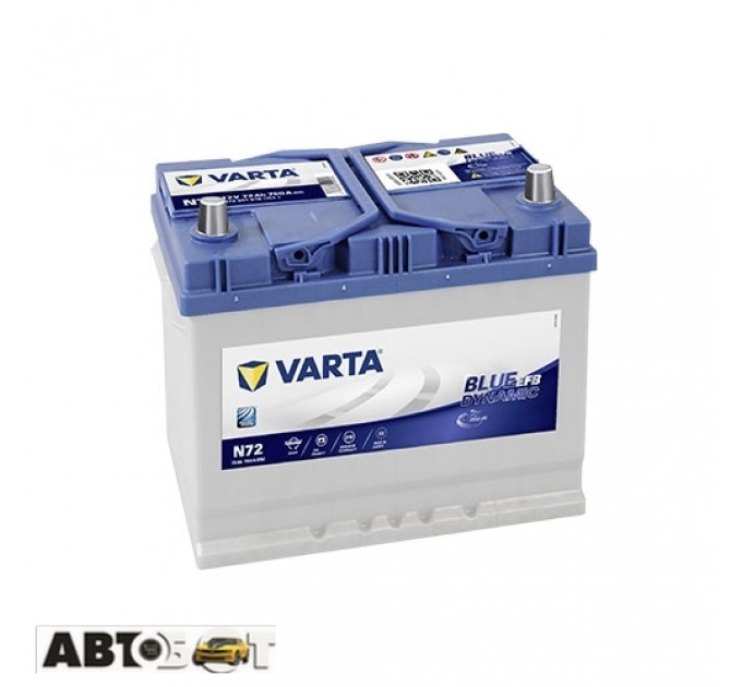 Автомобільний акумулятор VARTA 6СТ-72 Start-Stop EFB (N72) 572 501 076, ціна: 6 806 грн.