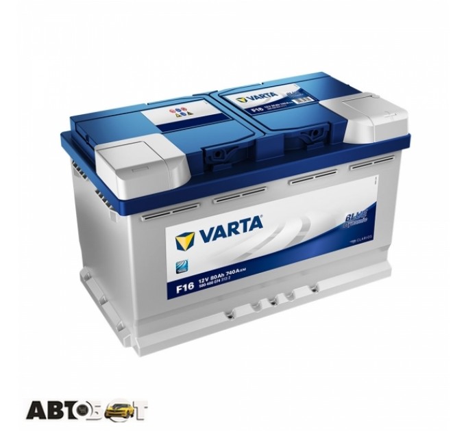 Автомобільний акумулятор VARTA 6СТ-80 Blue Dynamic (F16) 580 400 074, ціна: 5 725 грн.