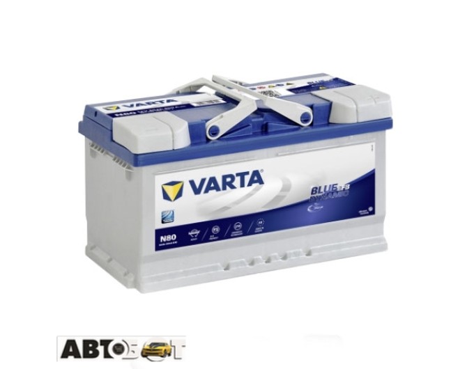 Автомобільний акумулятор VARTA 6СТ-80 Blue Dynamic EFB (N80) 580 500 080, ціна: 13 858 грн.