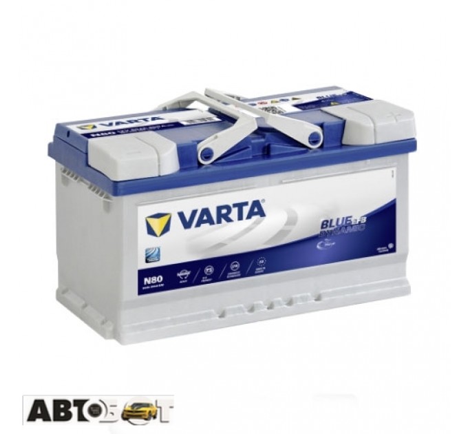 Автомобильный аккумулятор VARTA 6СТ-80 АзЕ Blue Dynamic EFB 580 500 080, цена: 6 877 грн.