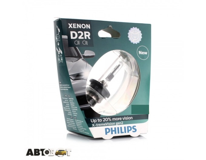 Ксенонова лампа Philips X-tremeVision gen2 D2R 4800К 35W 85126XV2S1 (1 шт.), ціна: 3 518 грн.