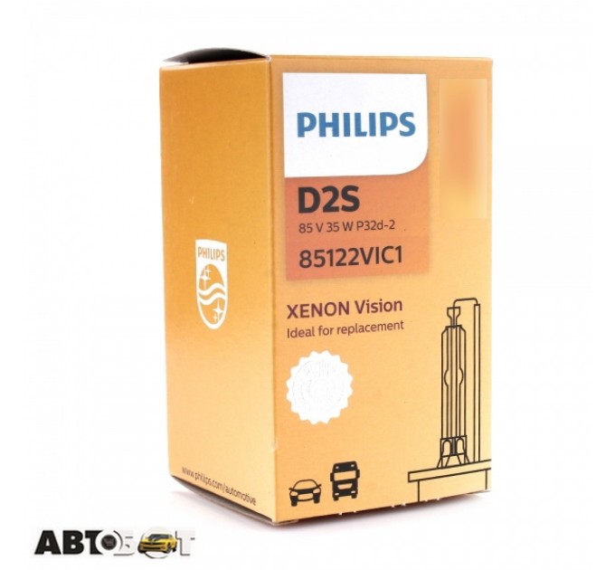 Ксенонова лампа Philips Vision D2S 85122VIC1 (1 шт.), ціна: 1 549 грн.