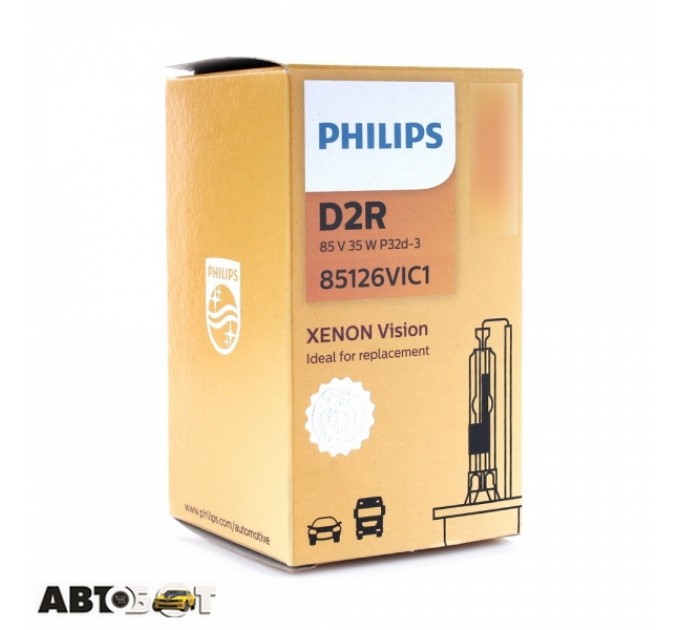 Ксенонова лампа Philips Vision D2R 85126VIC1 (1 шт.), ціна: 1 998 грн.