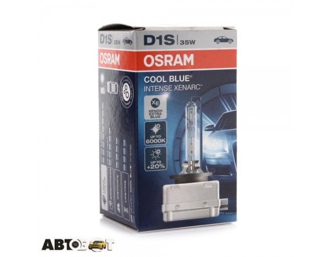 Ксенонова лампа Osram Xenarc Cool Blue Intense D1S 85V 66140CBI-FS (1 шт.), ціна: 3 888 грн.