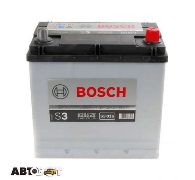 Автомобільний акумулятор Bosch 6СТ-45 Silver S3 (S30 160), ціна: 3 374 грн.