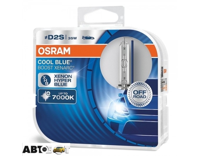 Ксенонова лампа Osram Xenarc Cool Blue Boost D2S 66240CBB-HCB (2 шт.), ціна: 8 382 грн.