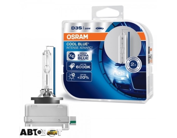 Ксеноновая лампа Osram Xenarc Cool Blue Intense D3S 66340CBI-HCB (2 шт.), цена: 8 414 грн.