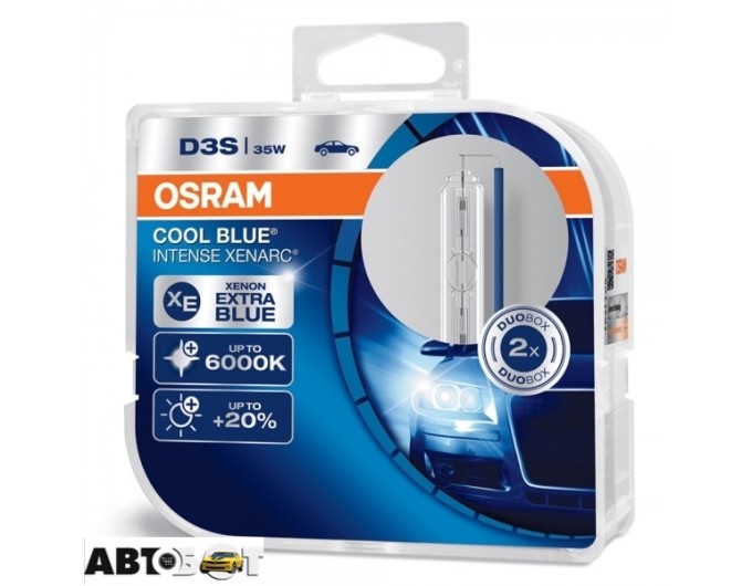 Ксеноновая лампа Osram Xenarc Cool Blue Intense D3S 66340CBI-HCB (2 шт.), цена: 8 414 грн.