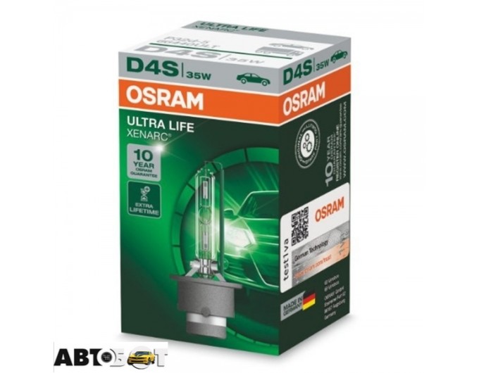 Ксенонова лампа Osram Xenarc Ultra Life D4S 12V 66440ULT (1 шт.), ціна: 3 456 грн.