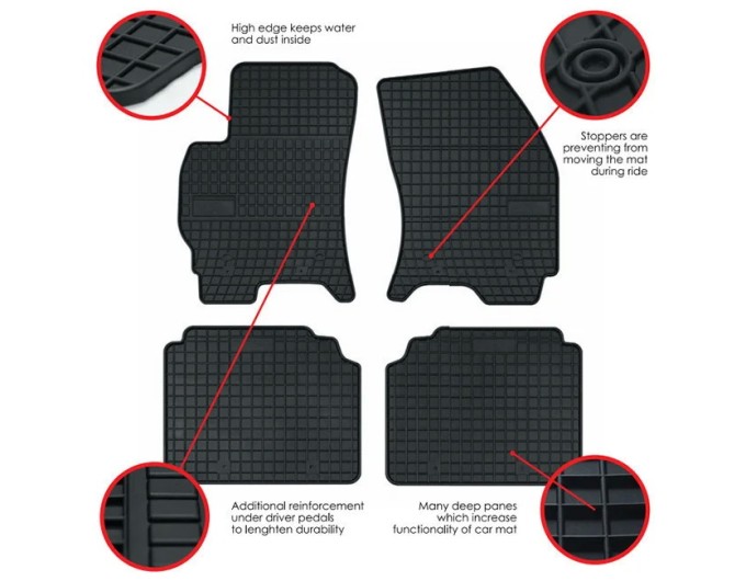 Резиновые коврики в салон Elegant SEAT Alhambra II 2010- VW Sharan II 2010 (EL 2004051 105474), цена: 625 грн.