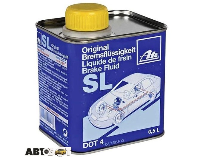 Тормозная жидкость ATE DOT-4 SL 500мл, цена: 273 грн.