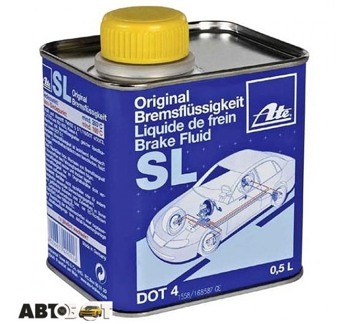 Тормозная жидкость ATE DOT-4 SL 500мл, цена: 155 грн.