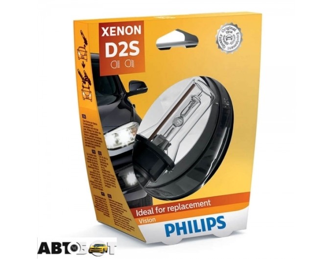 Ксенонова лампа Philips Vision D2S 85122VIS1 (1 шт.), ціна: 3 369 грн.