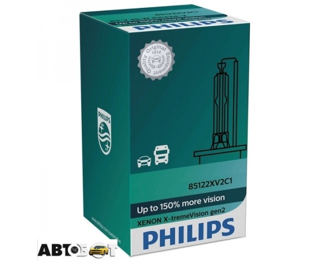 Ксенонова лампа Philips X-tremeVision gen2 D1S 4800K 35W 85415XV2C1 (1 шт.), ціна: 3 698 грн.