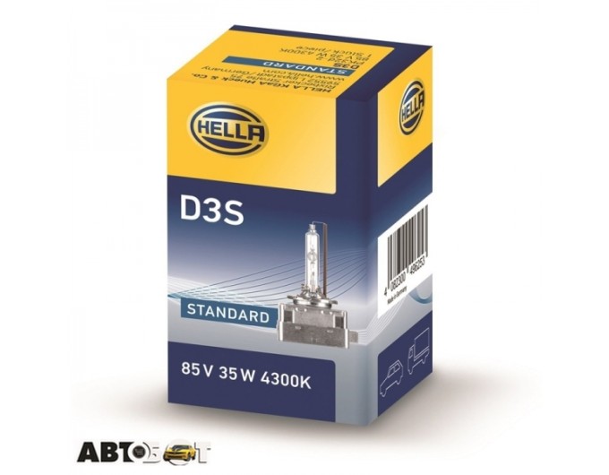 Ксеноновая лампа Hella D3S 35W 8GS009028311 (1 шт.), цена: 3 036 грн.