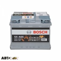 Автомобильный аккумулятор Bosch 6СТ-60 АзЕ AGM 0 092 S5A 050