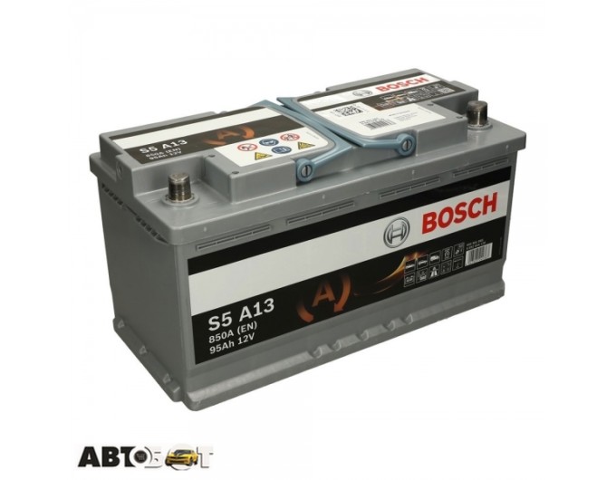 Автомобильный аккумулятор Bosch 6СТ-95 АзЕ AGM 0 092 S5A 130, цена: 22 624 грн.