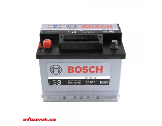 Автомобільний акумулятор Bosch 6CT-56 S3 (S30 060), ціна: 6 213 грн.