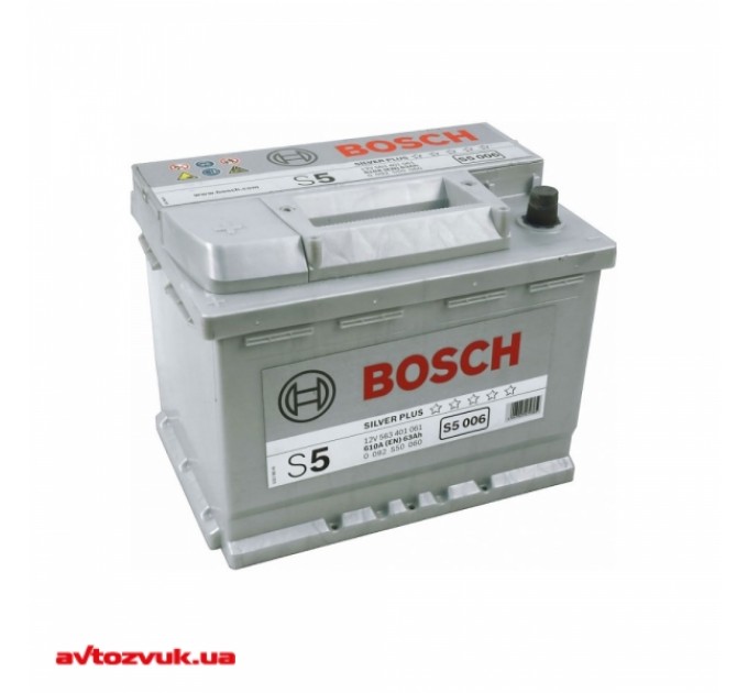 Автомобильный аккумулятор Bosch 6CT-63 S5 Silver Plus (S50 060), цена: 4 547 грн.