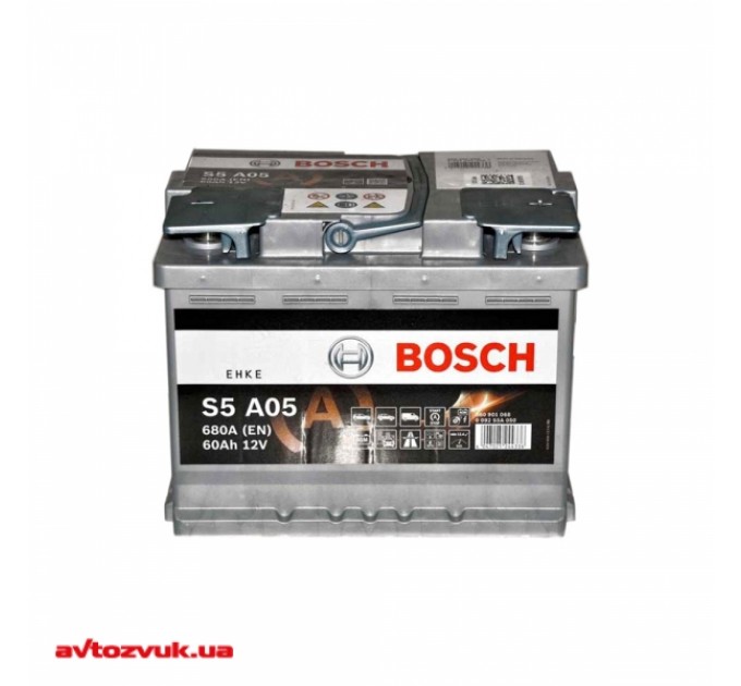 Автомобильный аккумулятор Bosch 6СТ-60 AGM (S5A050), цена: 7 730 грн.