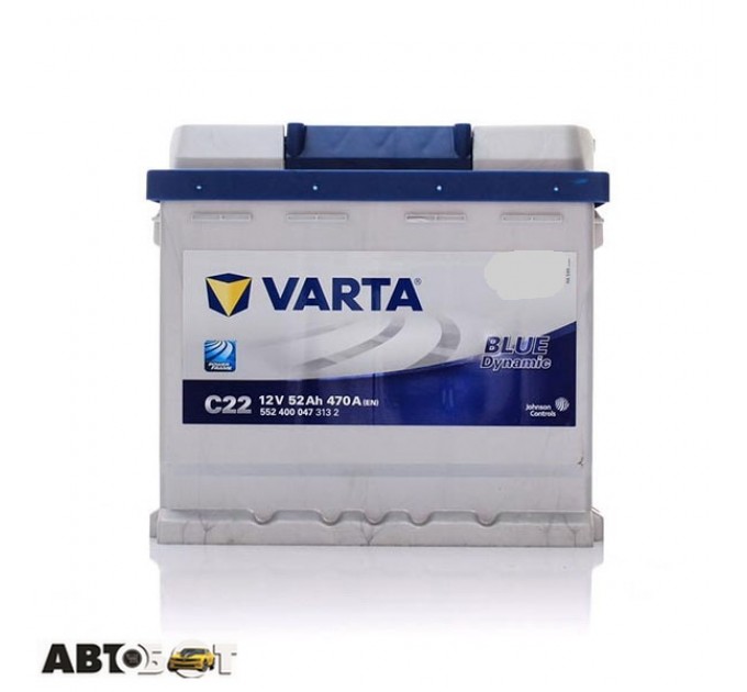 Автомобильный аккумулятор VARTA 6СТ-52 BLUE dynamic (C22), цена: 3 733 грн.