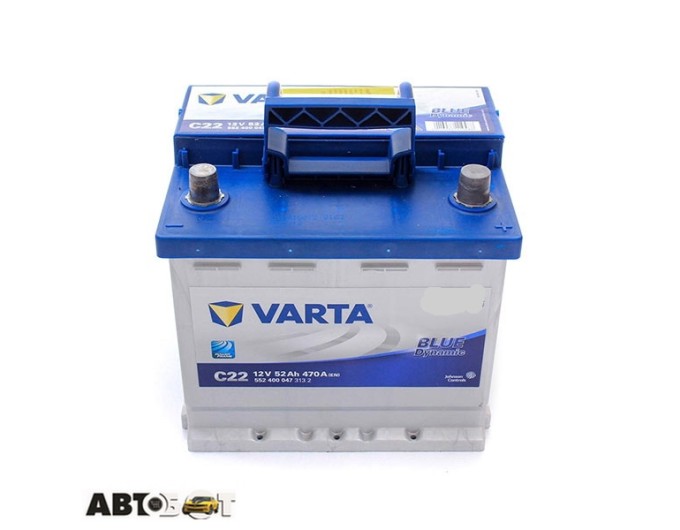 Автомобільний акумулятор VARTA 6СТ-52 BLUE dynamic (C22) 552 400 047, ціна: 7 224 грн.