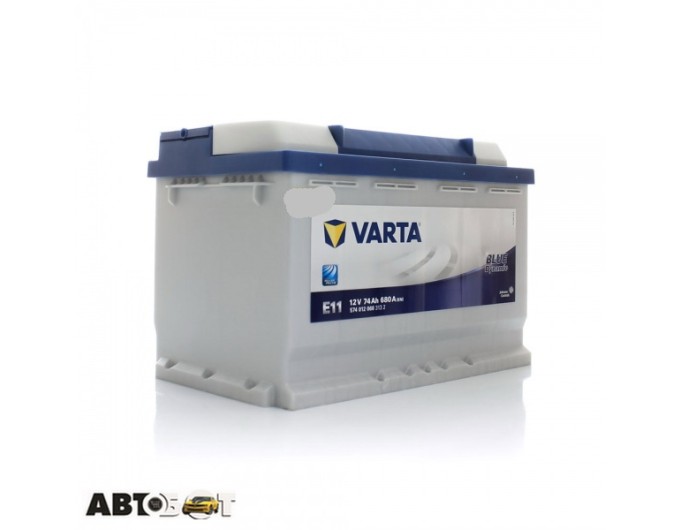 Автомобільний акумулятор VARTA 6СТ-74 BLUE dynamic (E11) 574 012 068, ціна: 9 006 грн.