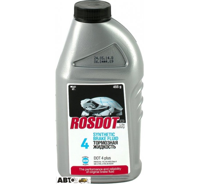 Тормозная жидкость RosDOT РосДот-4 0,4л, цена: 103 грн.