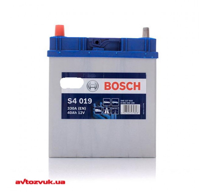 Автомобільний акумулятор Bosch 6CT-40 S4 Silver (S40 190), ціна: 3 218 грн.