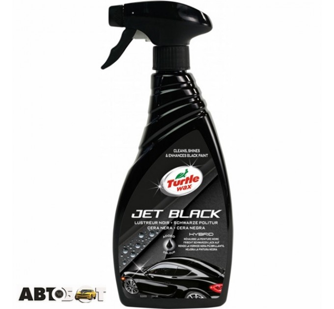 Синтетический черный полироль Turtle Wax Hybrid Jet Black Триггер 500 мл (53203), цена: 628 грн.