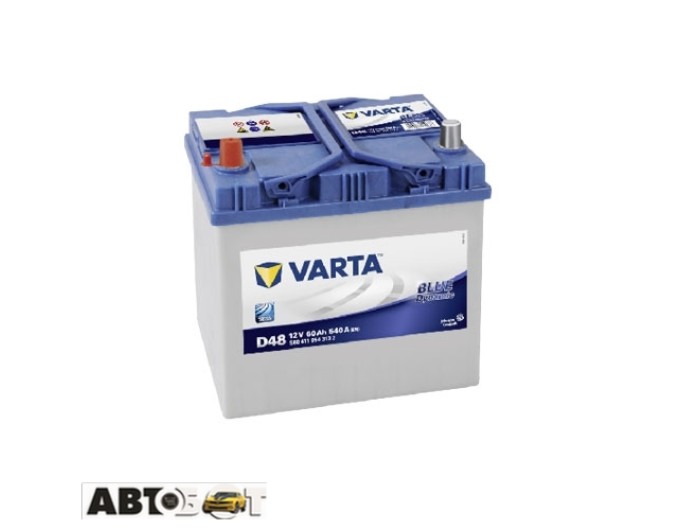 Автомобильный аккумулятор VARTA 6СТ-60 BLUE dynamic (D48), цена: 8 149 грн.