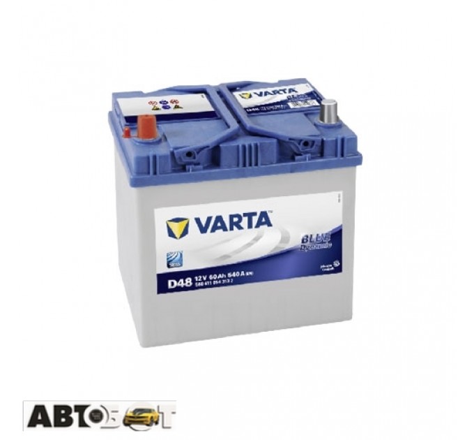 Автомобильный аккумулятор VARTA 6СТ-60 BLUE dynamic (D48), цена: 4 503 грн.