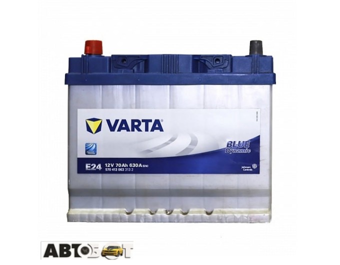 Автомобільний акумулятор VARTA 6СТ-70 BLUE dynamic (E24) 570 413 063, ціна: 9 679 грн.