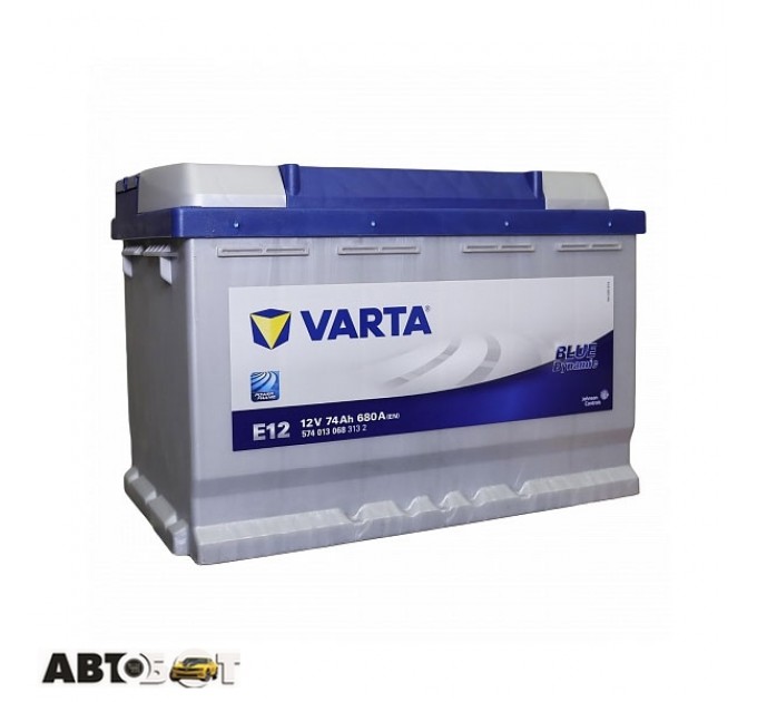 Автомобильный аккумулятор VARTA 6СТ-74 BLUE dynamic (E12), цена: 4 902 грн.