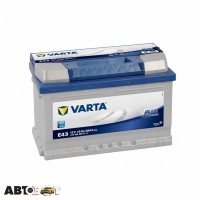 Автомобильный аккумулятор VARTA 6СТ-72 Blue Dynamic (E43)