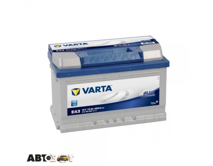 Автомобільний акумулятор VARTA 6СТ-72 Blue Dynamic (E43) 572 409 068, ціна: 9 301 грн.