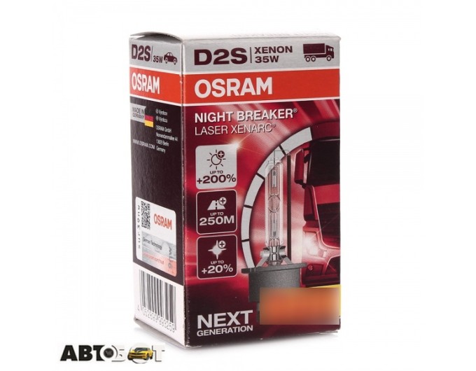 Ксеноновая лампа Osram Xenarc Night Breaker Laser D2S 66240XNL (1 шт.), цена: 2 963 грн.